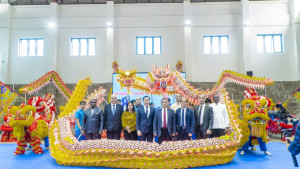 Chào mừng Tổng liên đoàn Vovinam - Việt võ đạo thế giới đến thăm và làm việc lại HTGD IVS