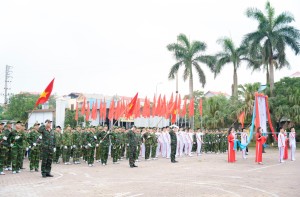 Tăng cường giáo dục quốc phòng – an ninh trong trường học: IVS Bắc Ninh chú trọng rèn luyện bản lĩnh cho học sinh