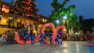 Học sinh Trường IVS lan tỏa tầm vóc văn hóa Việt qua chương trình lân sư rồng và Vovinam tại Lào