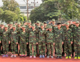 Trên thao trường học kì Quân Đội IVS 2016